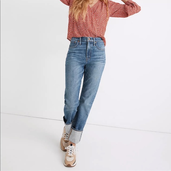 Madewell Classic Straight Jeans in Cristoforo Wash: Selvedge Edition - Picture 2 of 11